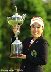 宮里美香日本女子オープンゴルフ選手権競技２度目の優勝